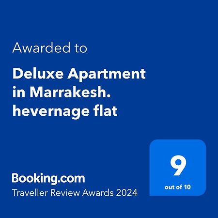 Deluxe Apartment In Marrakesh. Hevernage Flat Bagian luar foto